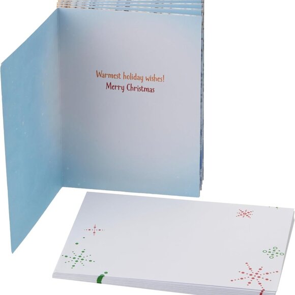 NWT Avanti Press Christmas Santa Pack of 20 Christmas Cards & Holiday Envelopes - Picture 2 of 5